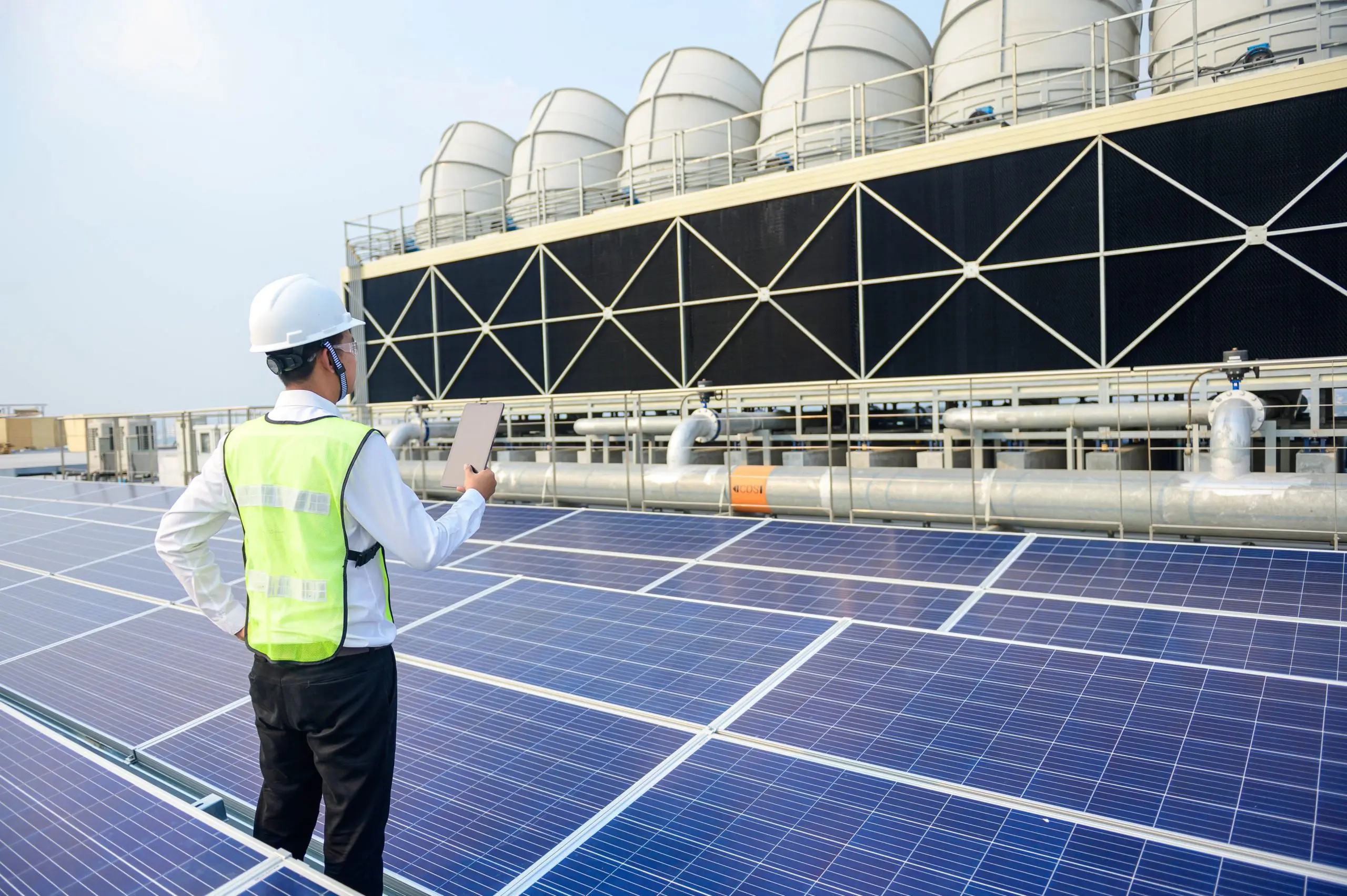 industrial solar project